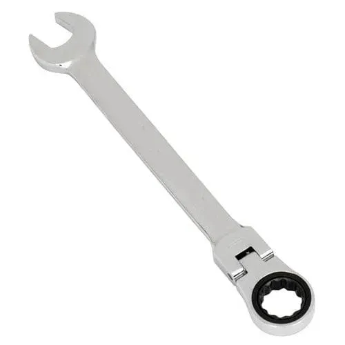 10mm  Flexible Combination Ratchet Spanner Metric Chrome Vanadium Steel Flexi