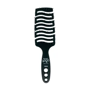 9in Flexible Vented Brush, Pegasus YB2N - Yoga Brush with Nylon Tipped Bristles