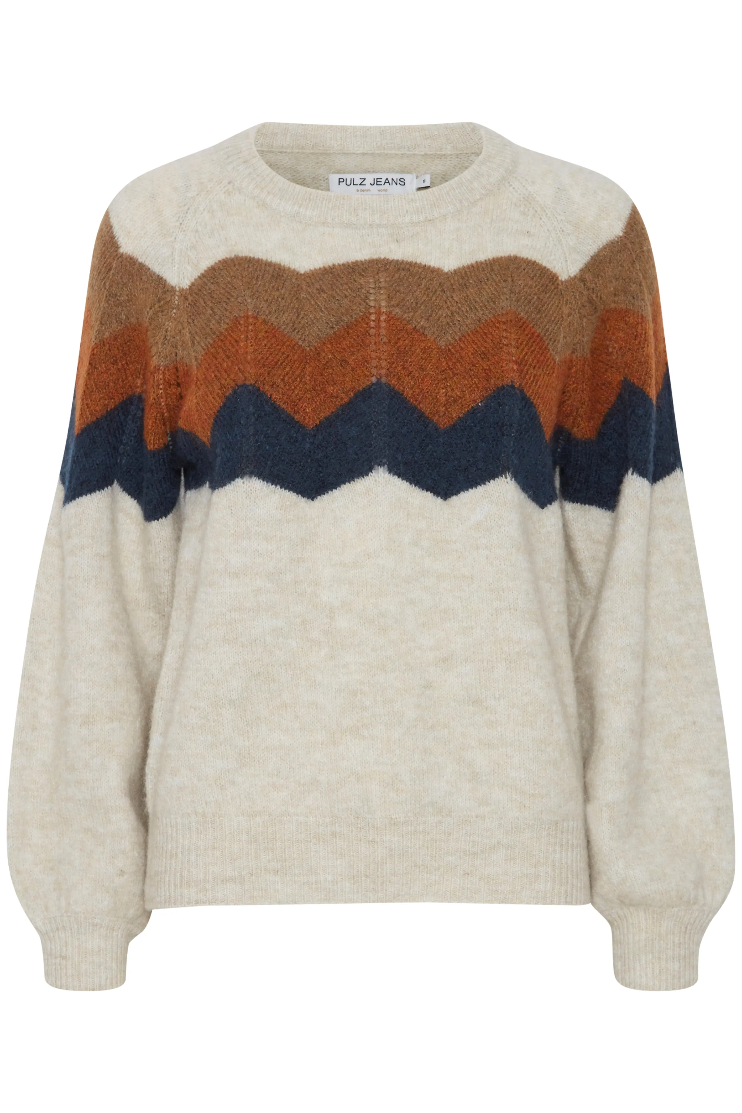 A classic style jumper from Pulz - The Mimi Pullover - PZMIMI