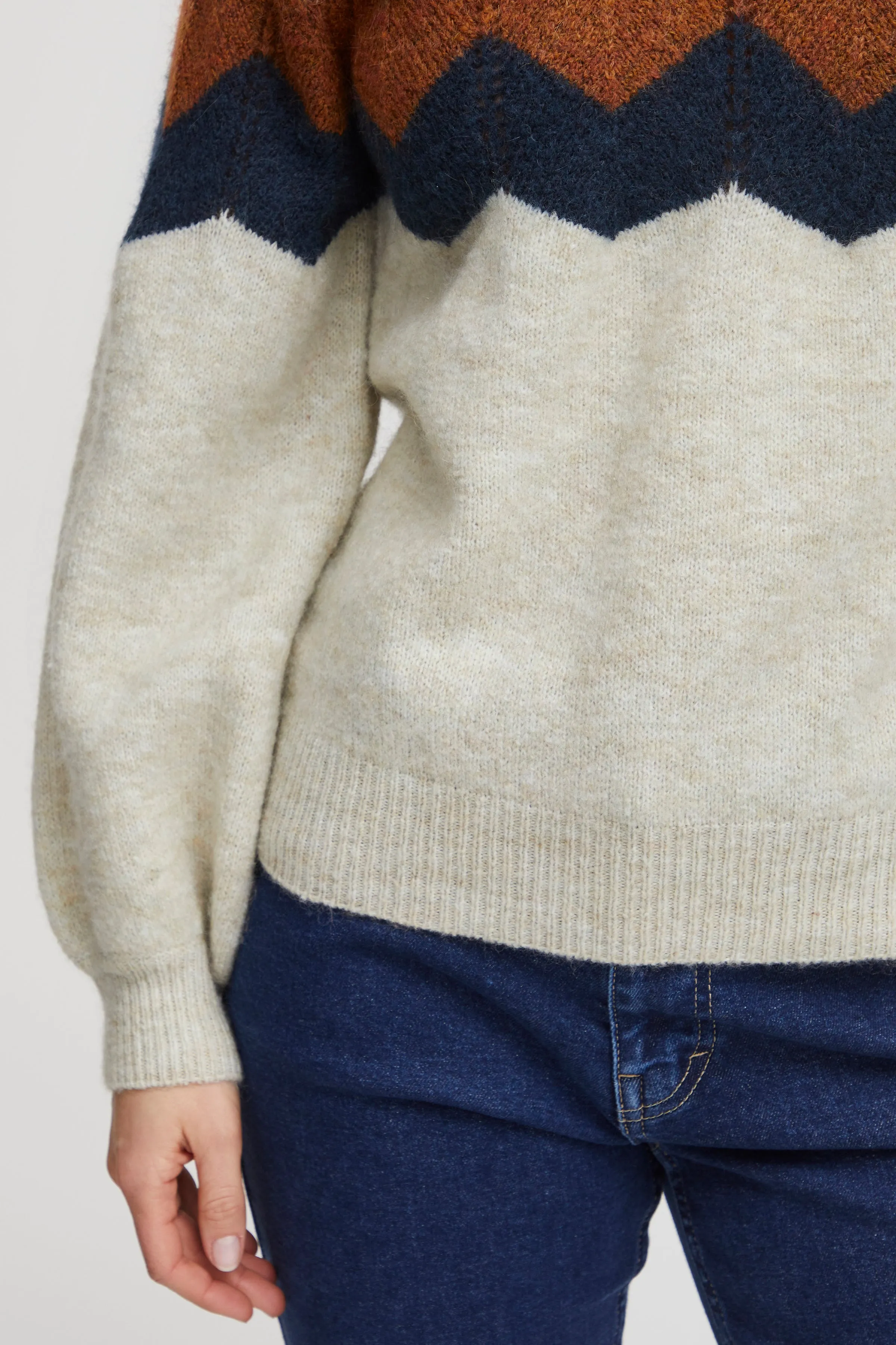 A classic style jumper from Pulz - The Mimi Pullover - PZMIMI