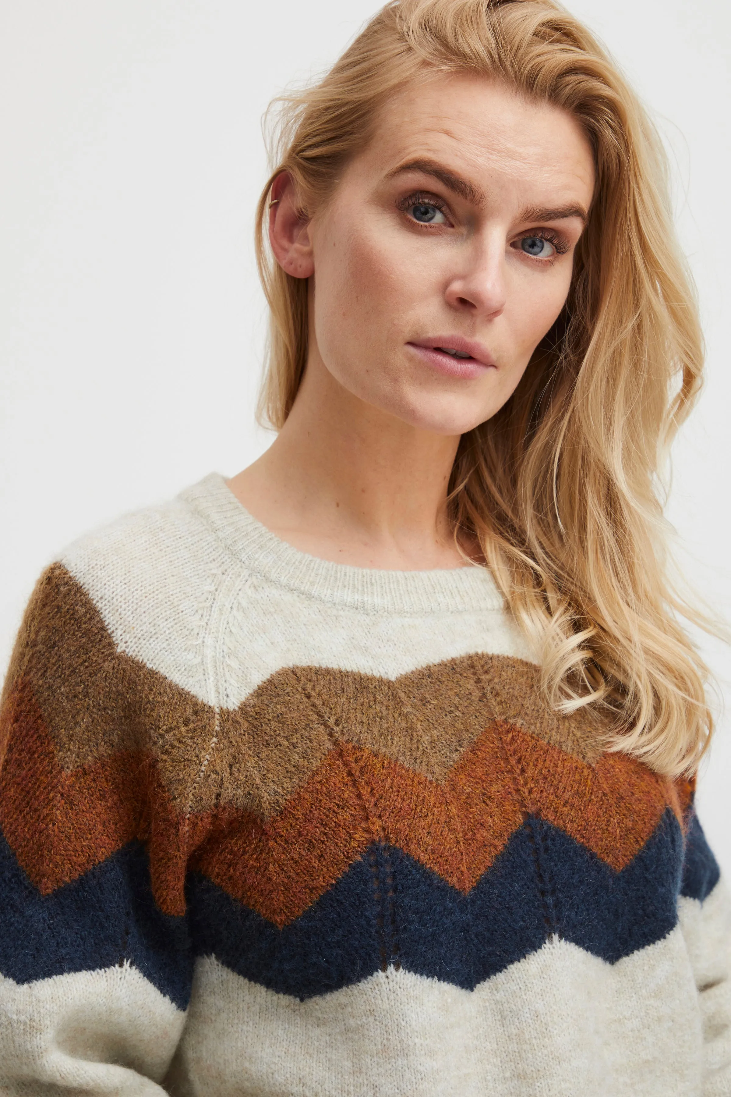 A classic style jumper from Pulz - The Mimi Pullover - PZMIMI