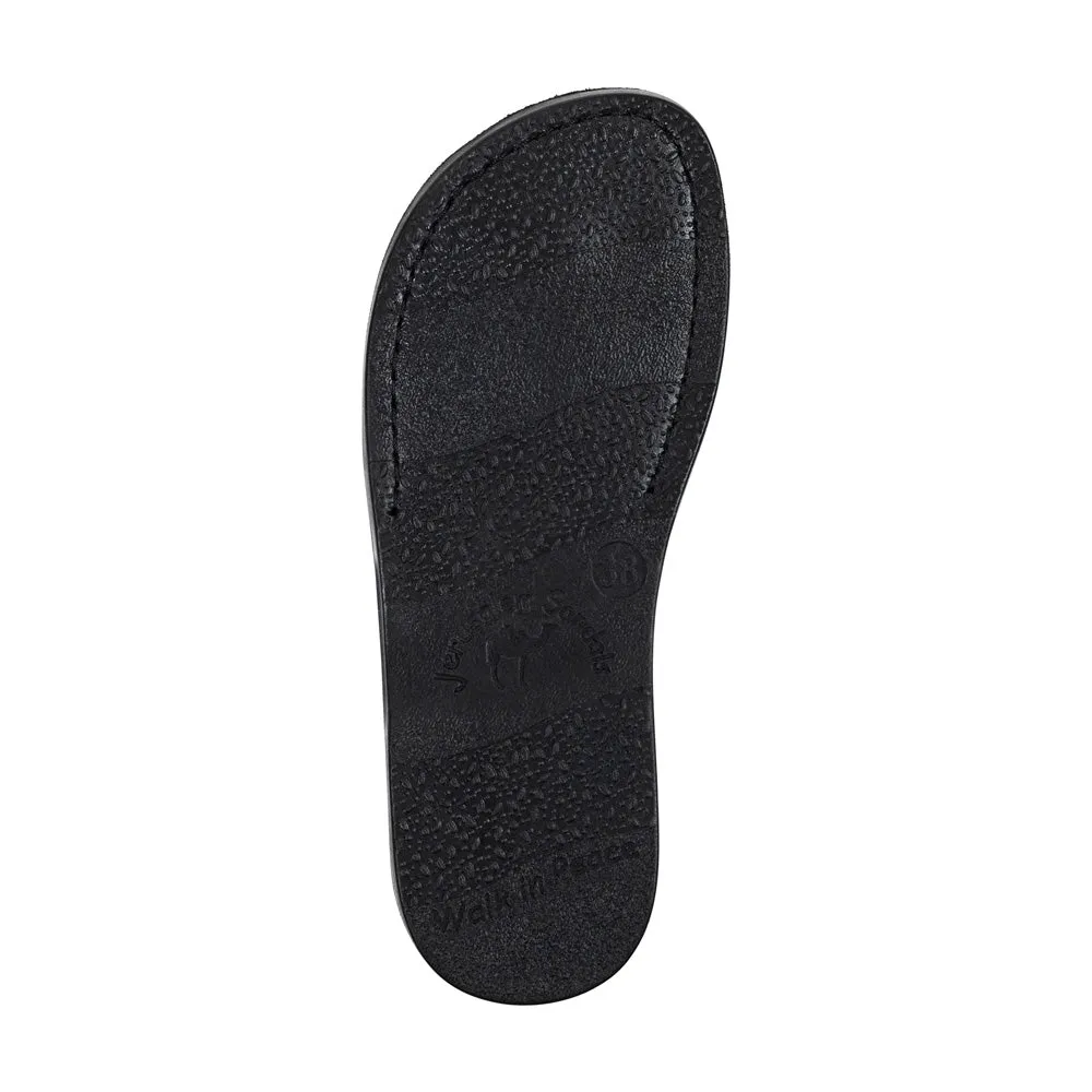 Abigail - Leather Toe Sandal | Brown