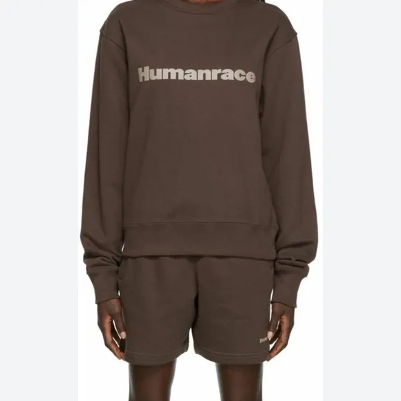 Adidas human race Brown Men's Sweater