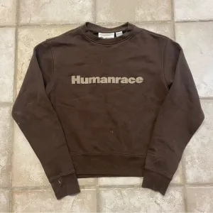 Adidas human race Brown Men's Sweater