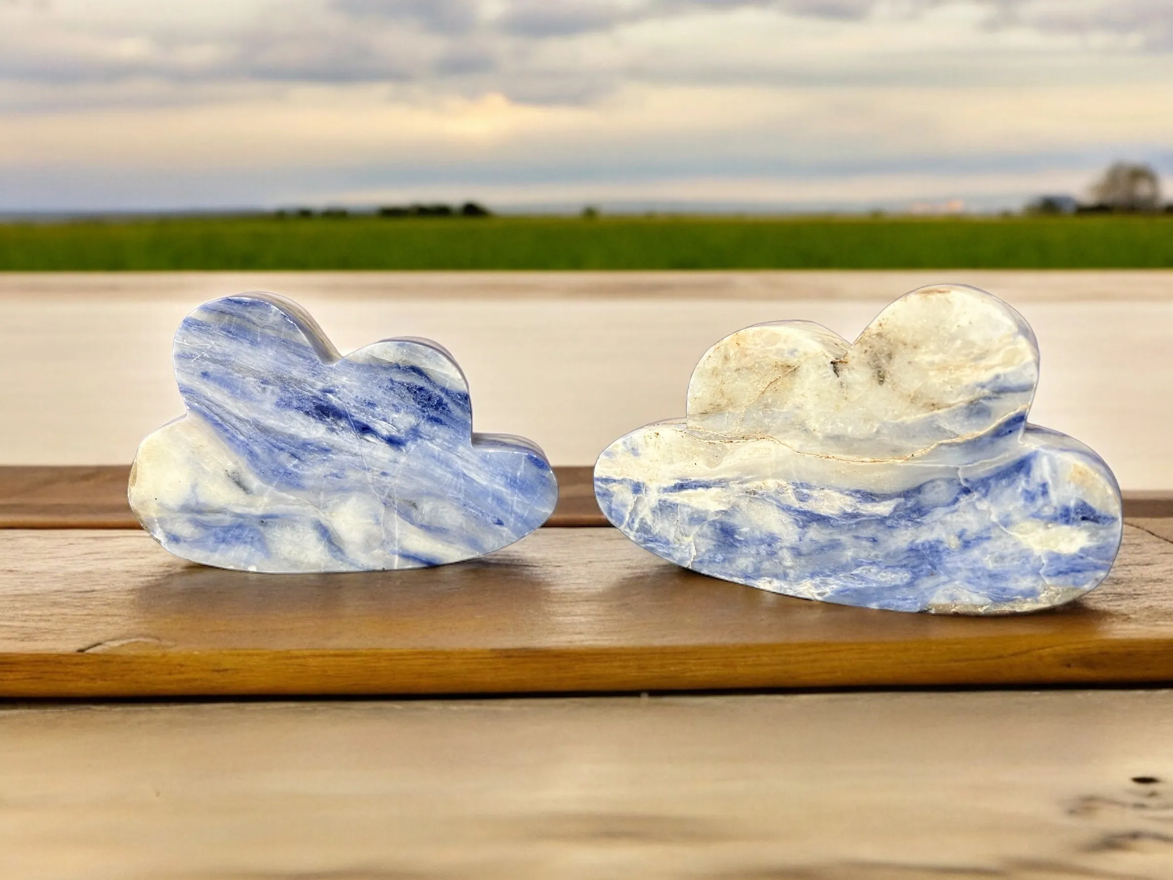 Afghanite Crystal Cloud Carving