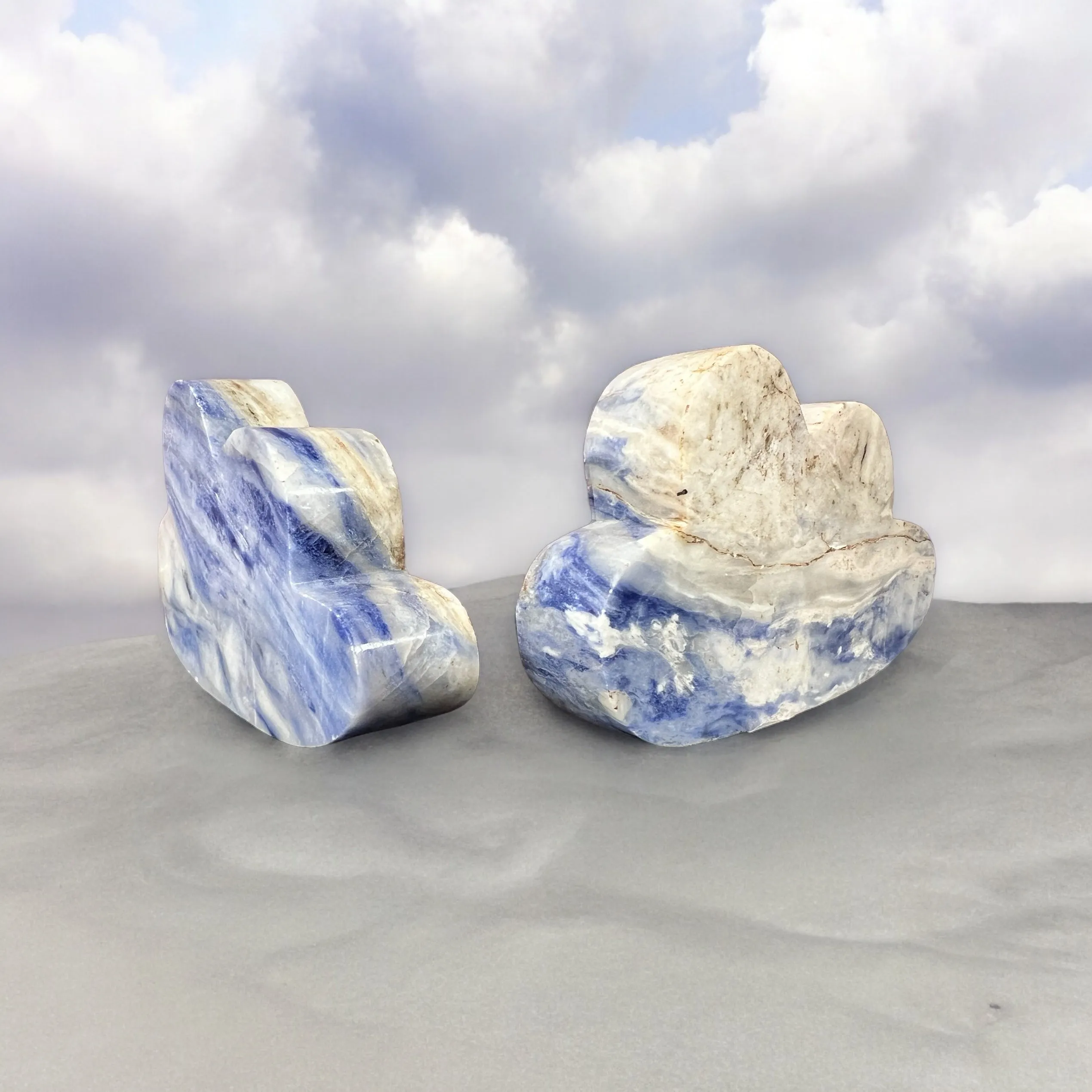 Afghanite Crystal Cloud Carving