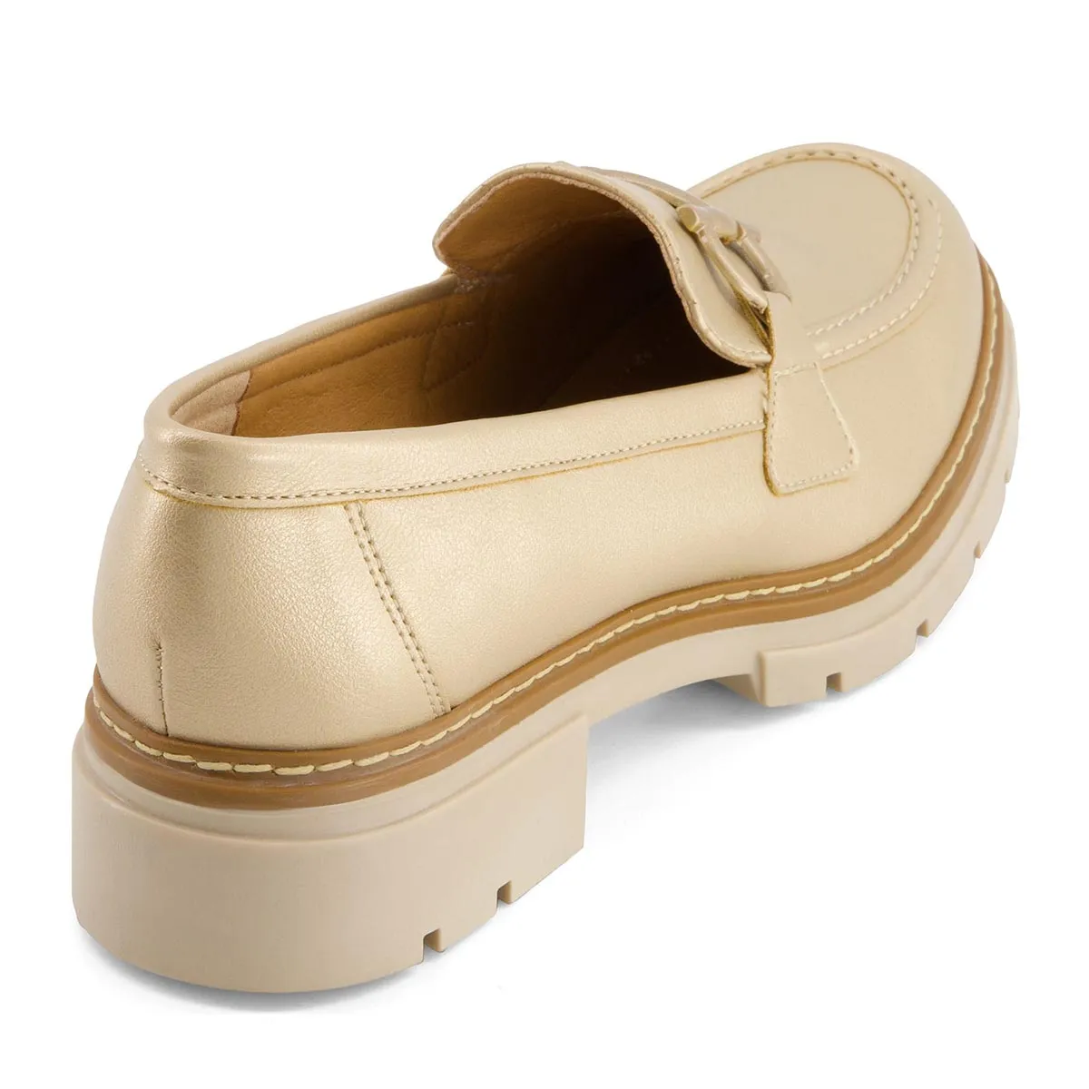 Andrea Heeled Loafers 77005