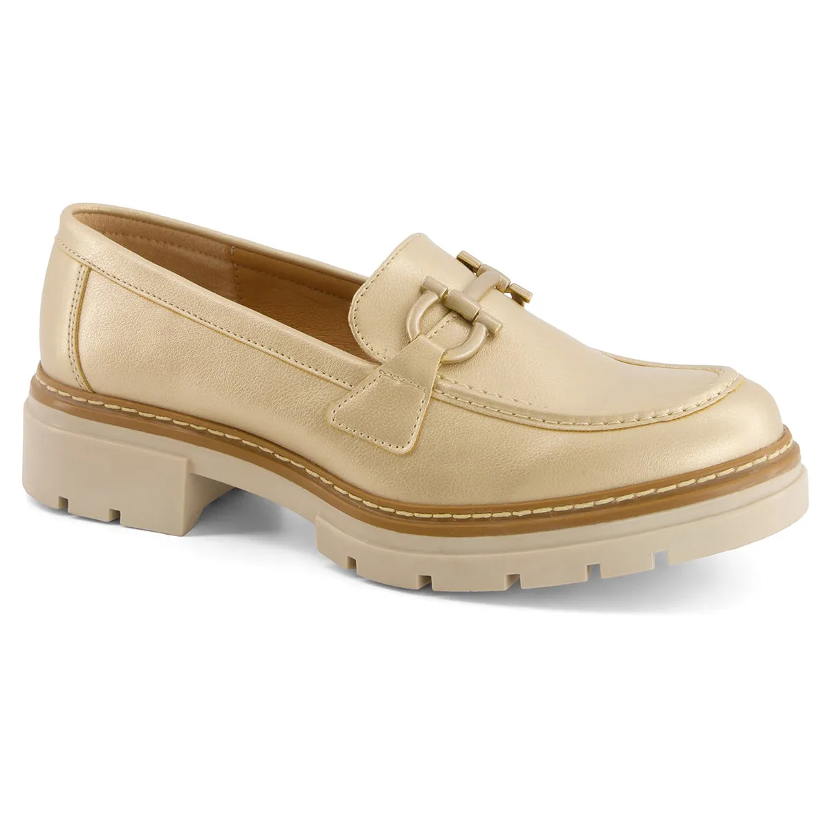 Andrea Heeled Loafers 77005
