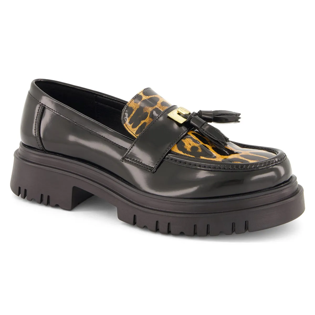 Andrea Penny Loafers Animal Print 76433