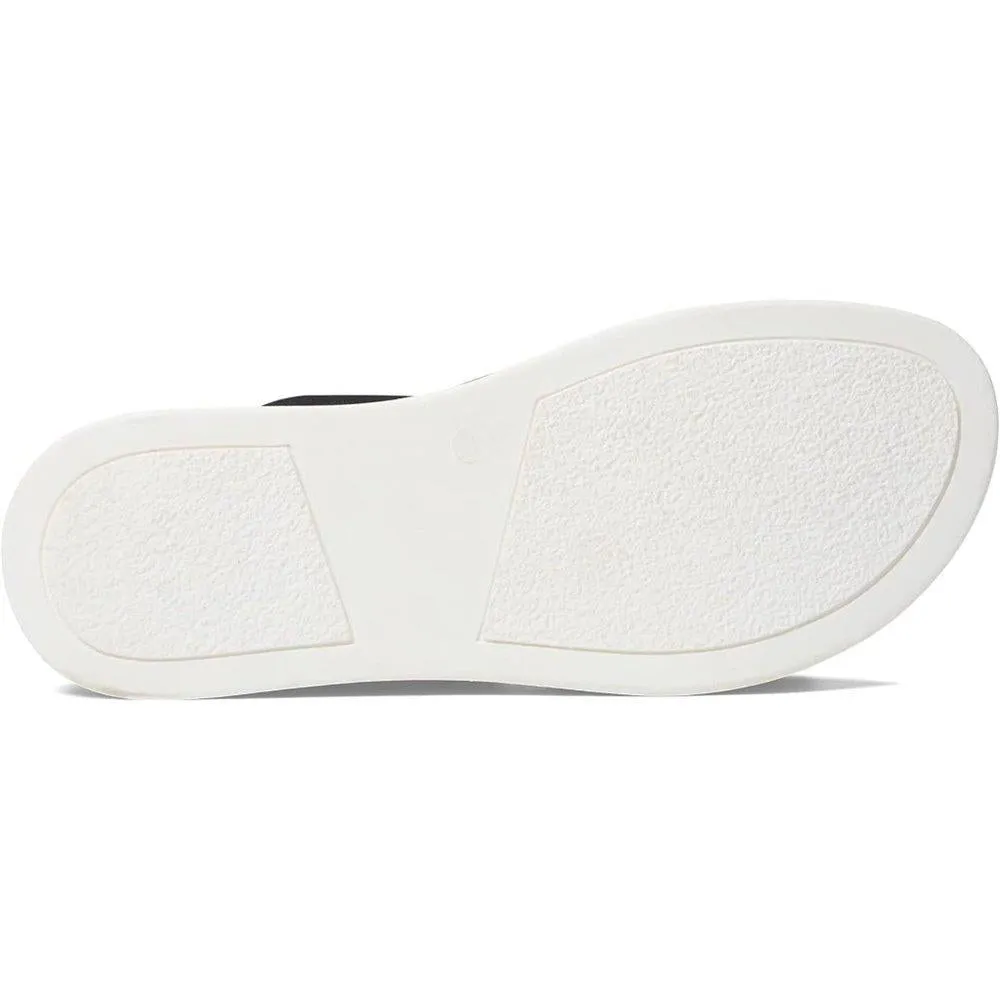 Azzurra Black Flat Sandals