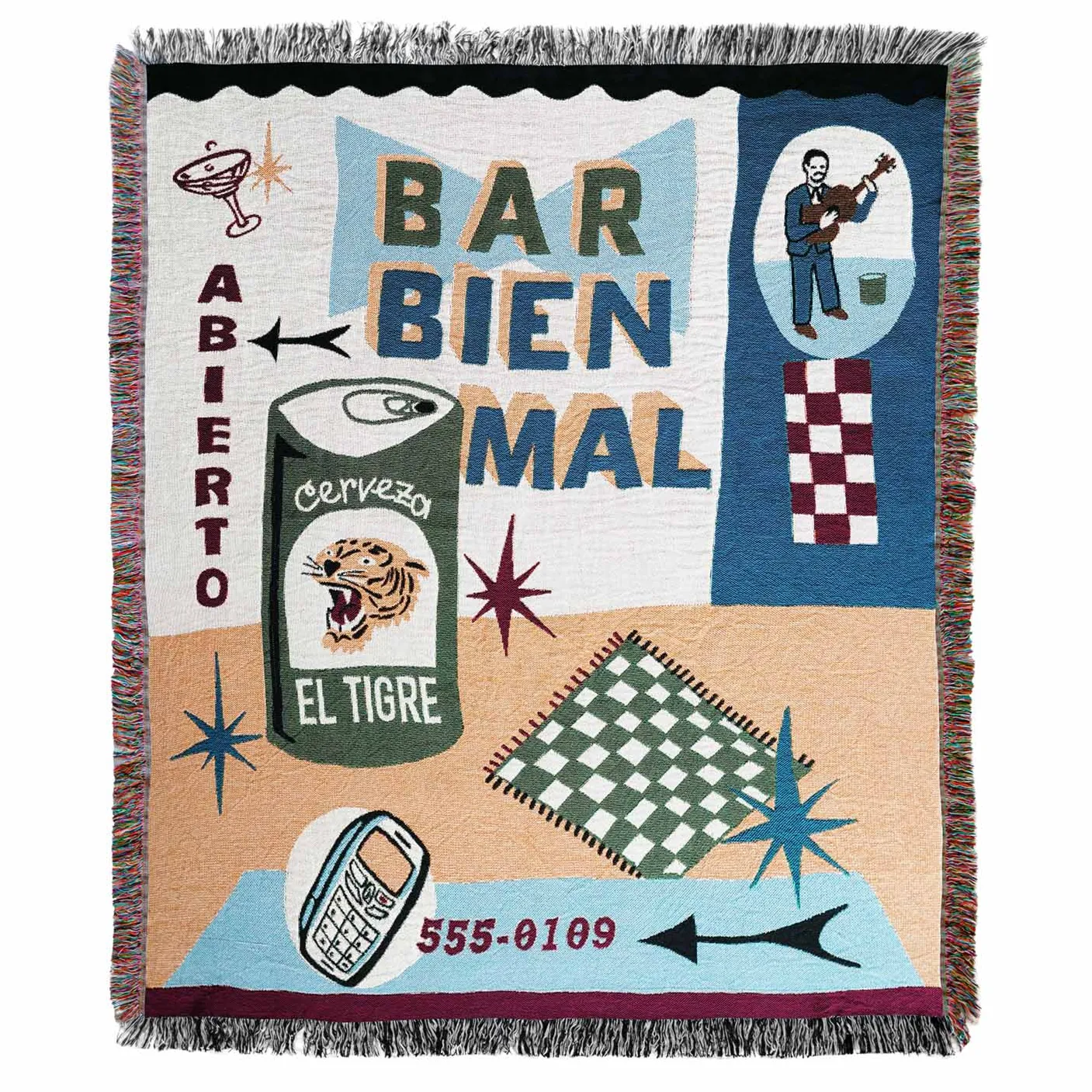 Bar Bien Mal - Woven Throw blanket