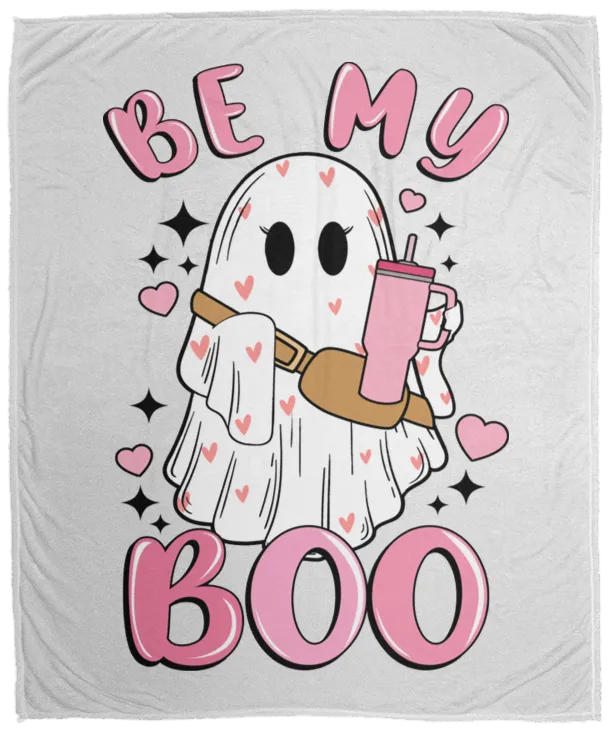 Be My Boo Cozy Plush Fleece Blanket - 50x60