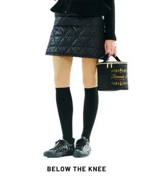 BENECIA 12 Non-Slip Cozy Thick Knee Stocking - Black