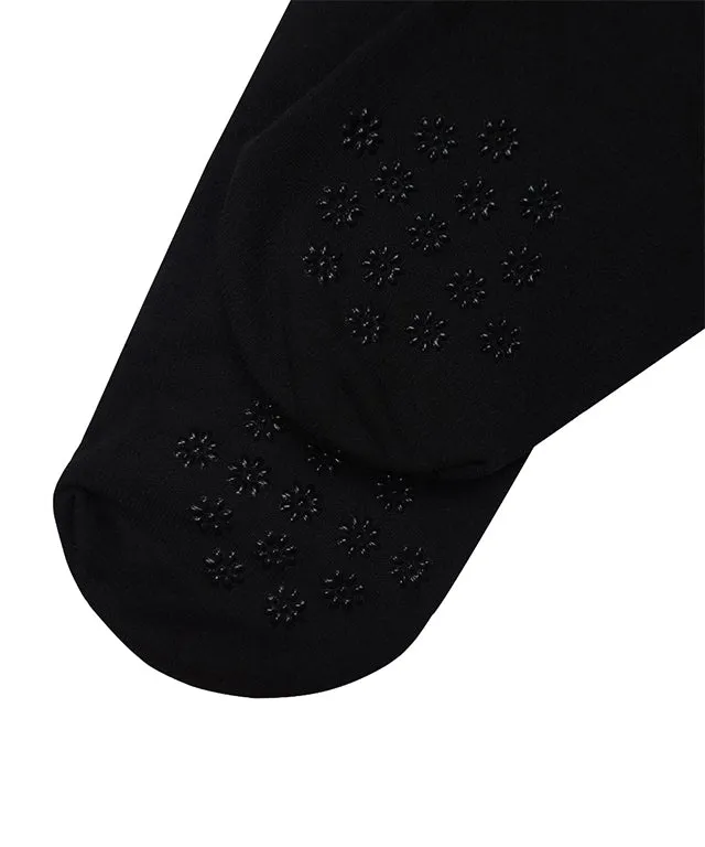 BENECIA 12 Non-Slip Cozy Thick Knee Stocking - Black