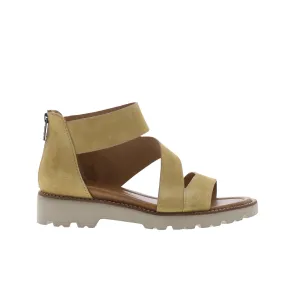 Bionica Daela BI0025807 Womens Brown Suede Zipper Strap Sandals Shoes