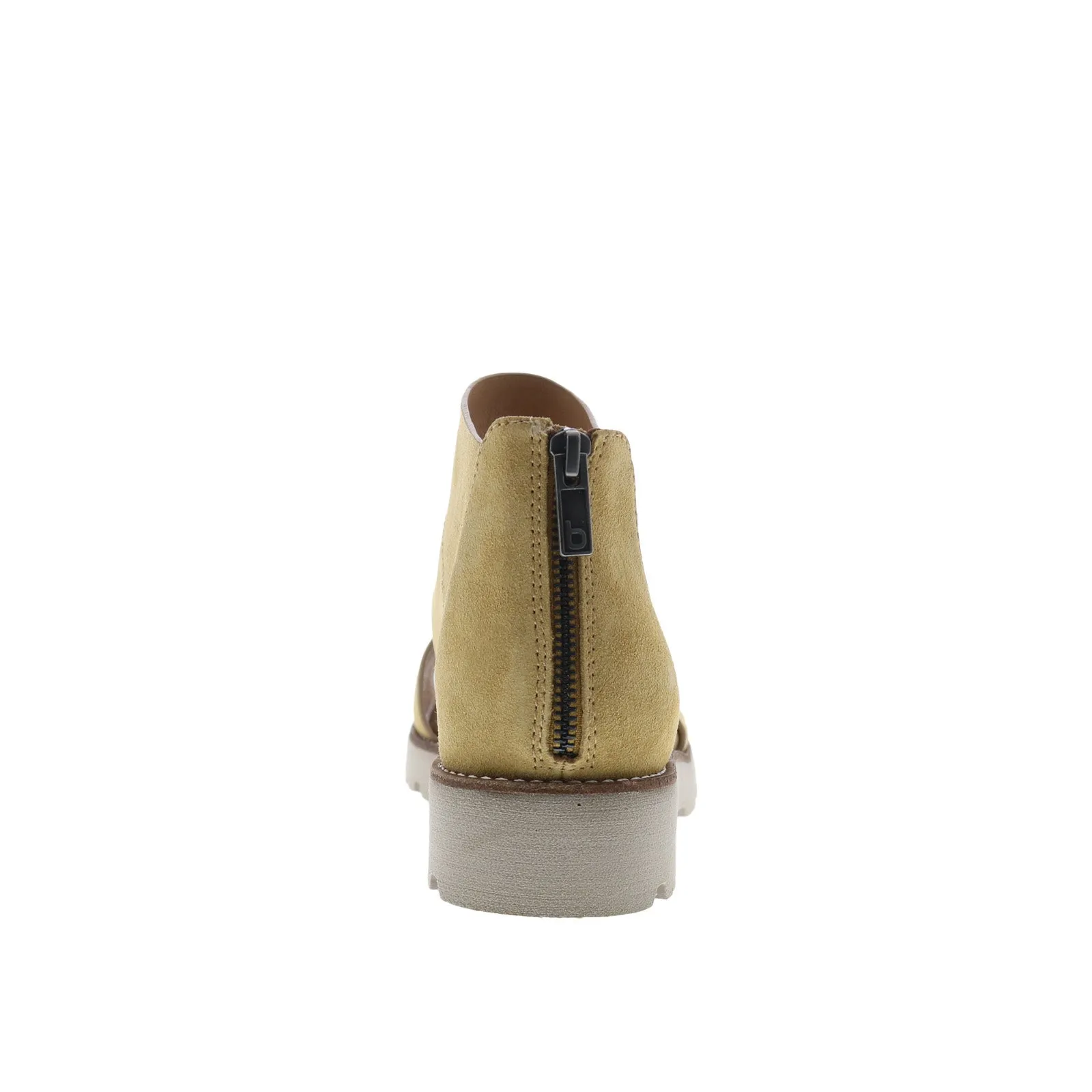 Bionica Daela BI0025807 Womens Brown Suede Zipper Strap Sandals Shoes