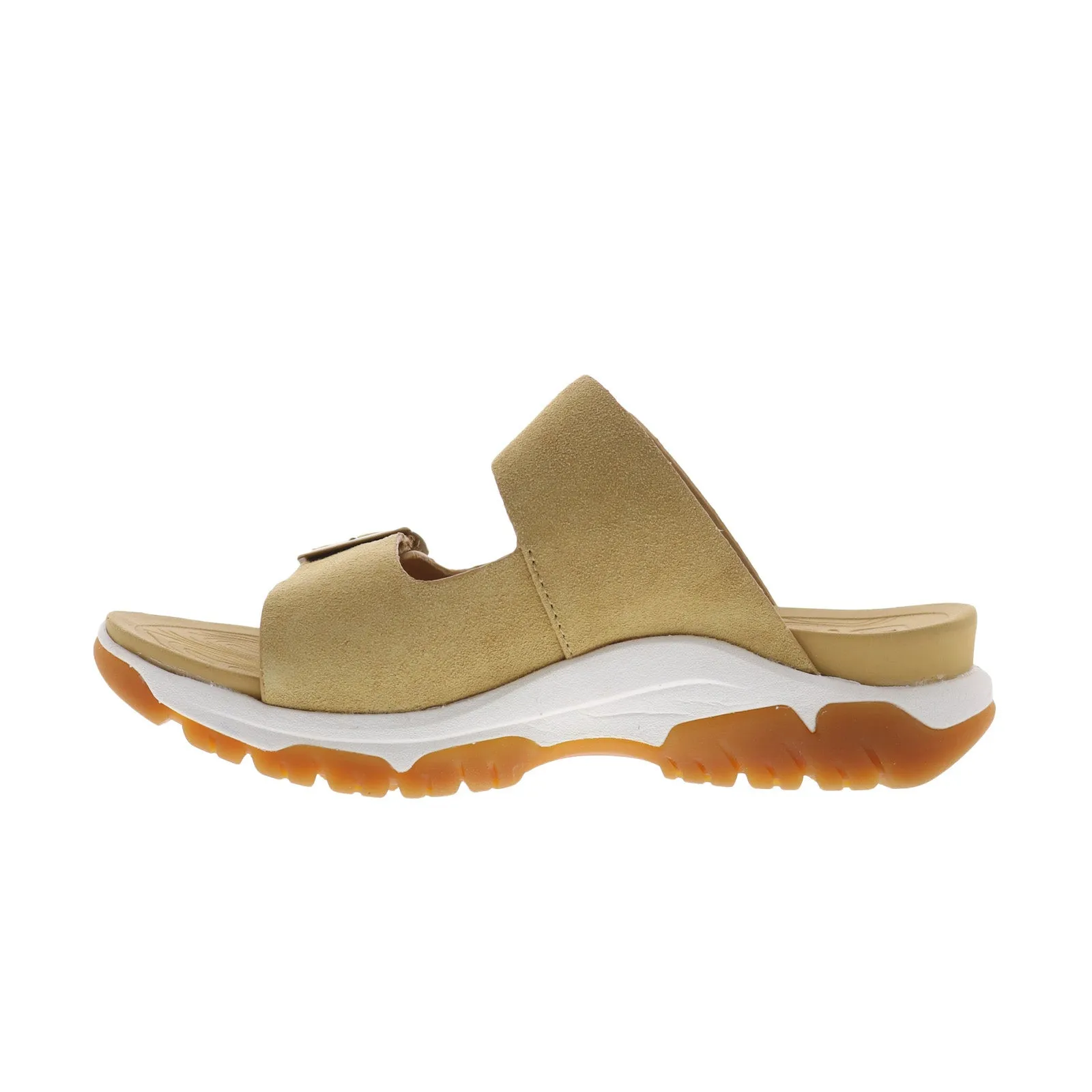Bionica Nailley BI0024903 Womens Brown Leather Strap Slides Sandals Shoes