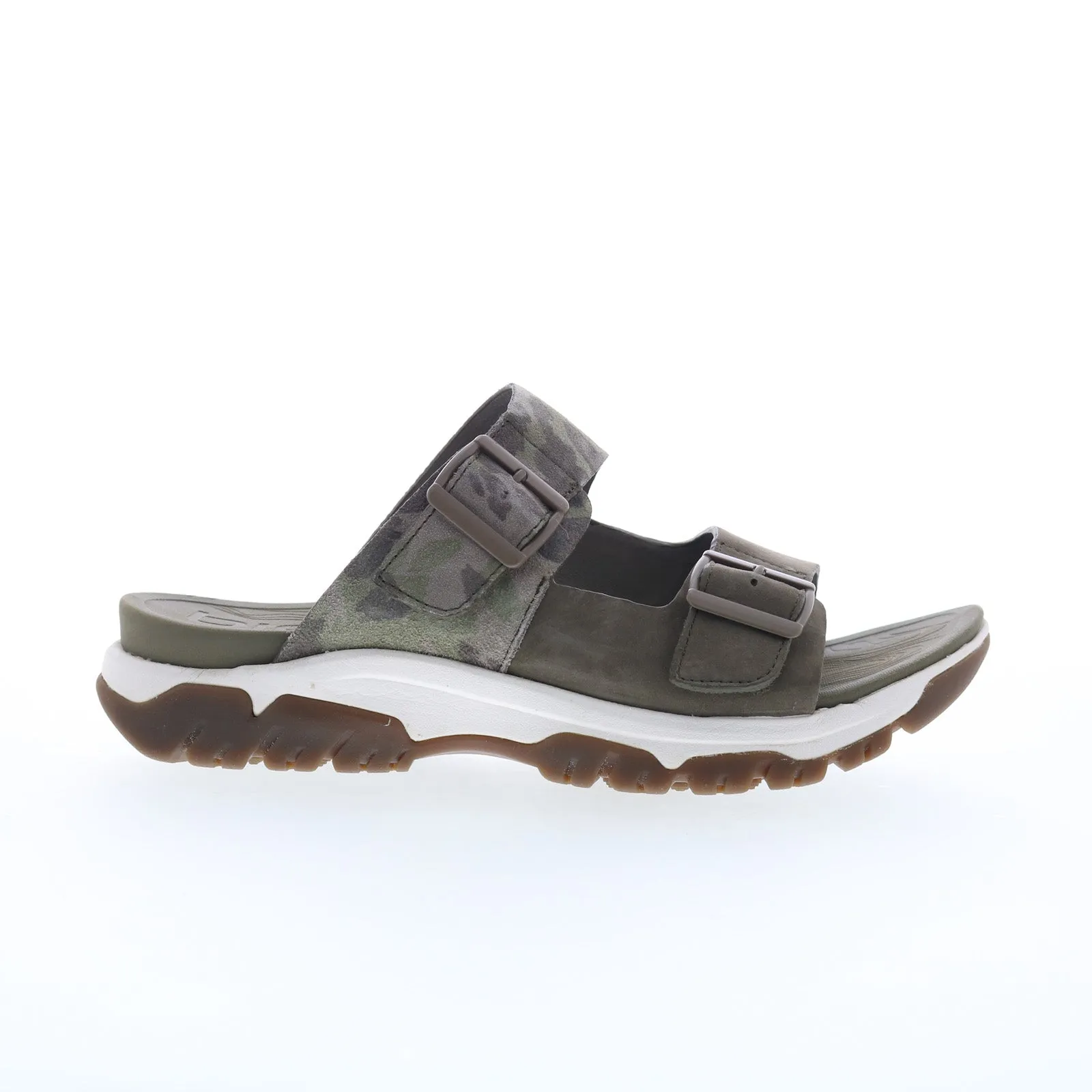 Bionica Nailley BI0024908 Womens Brown Suede Slip On Slides Sandals Shoes