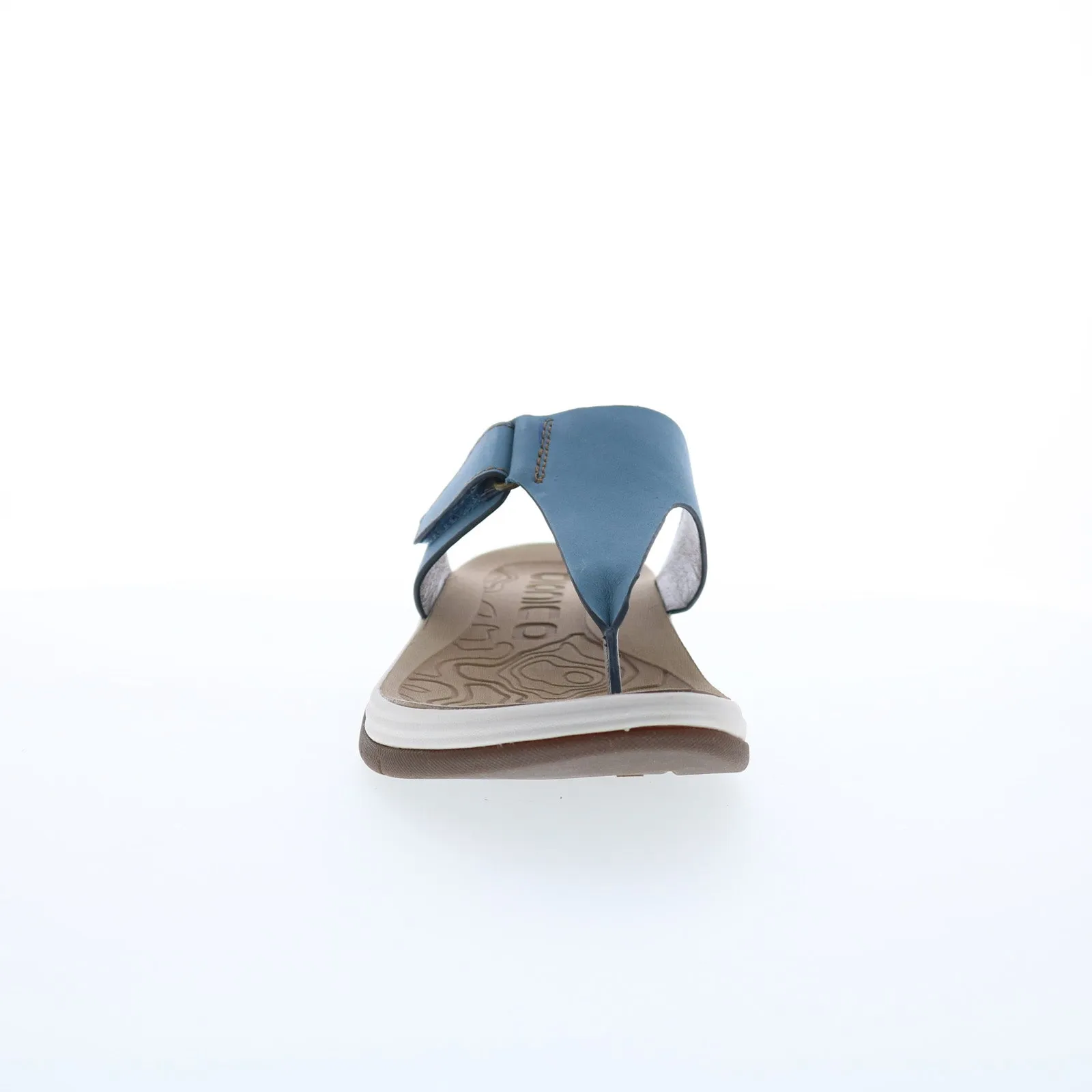 Bionica Niklas BI0026306 Womens Blue Leather Flip-Flops Sandals Shoes