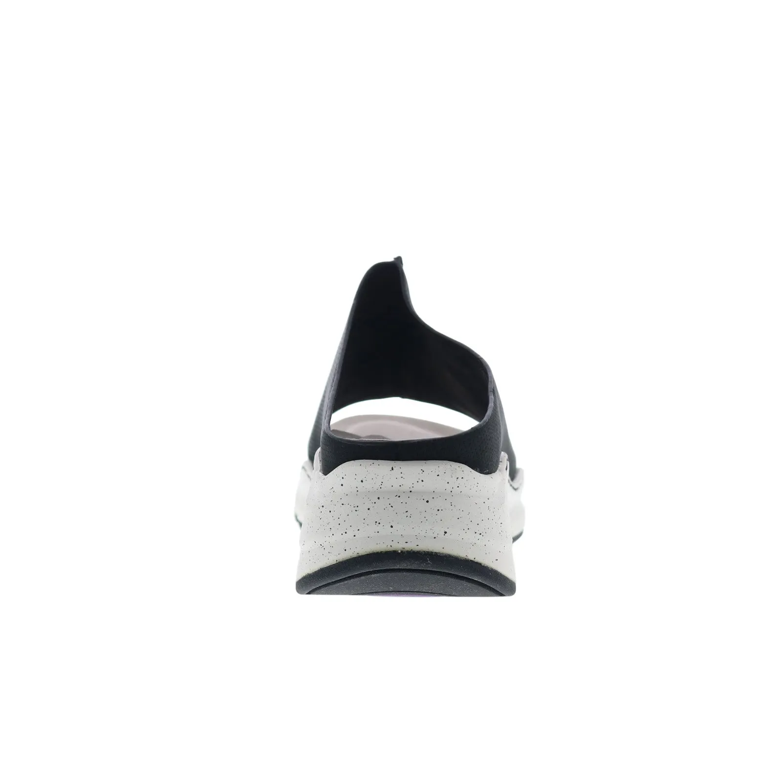 Bionica Oceana BI0025601 Womens Black Leather Slip On Wedges Sandals Shoes