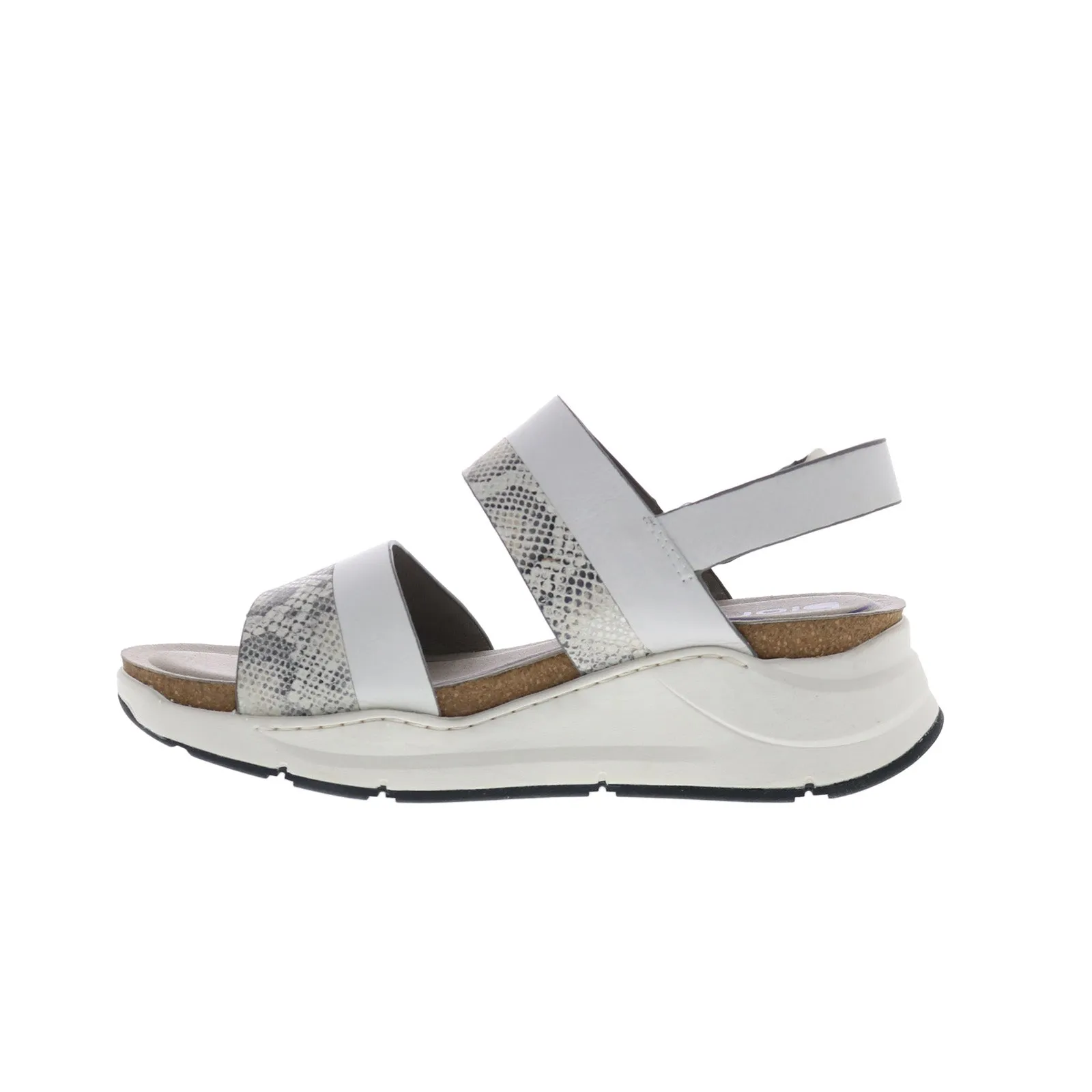Bionica Odelia BI0020754 Womens White Leather Strap Slingback Sandals Shoes