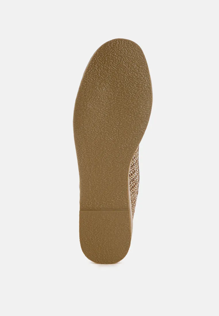 Busaba Round Toe Slip-On Loafers