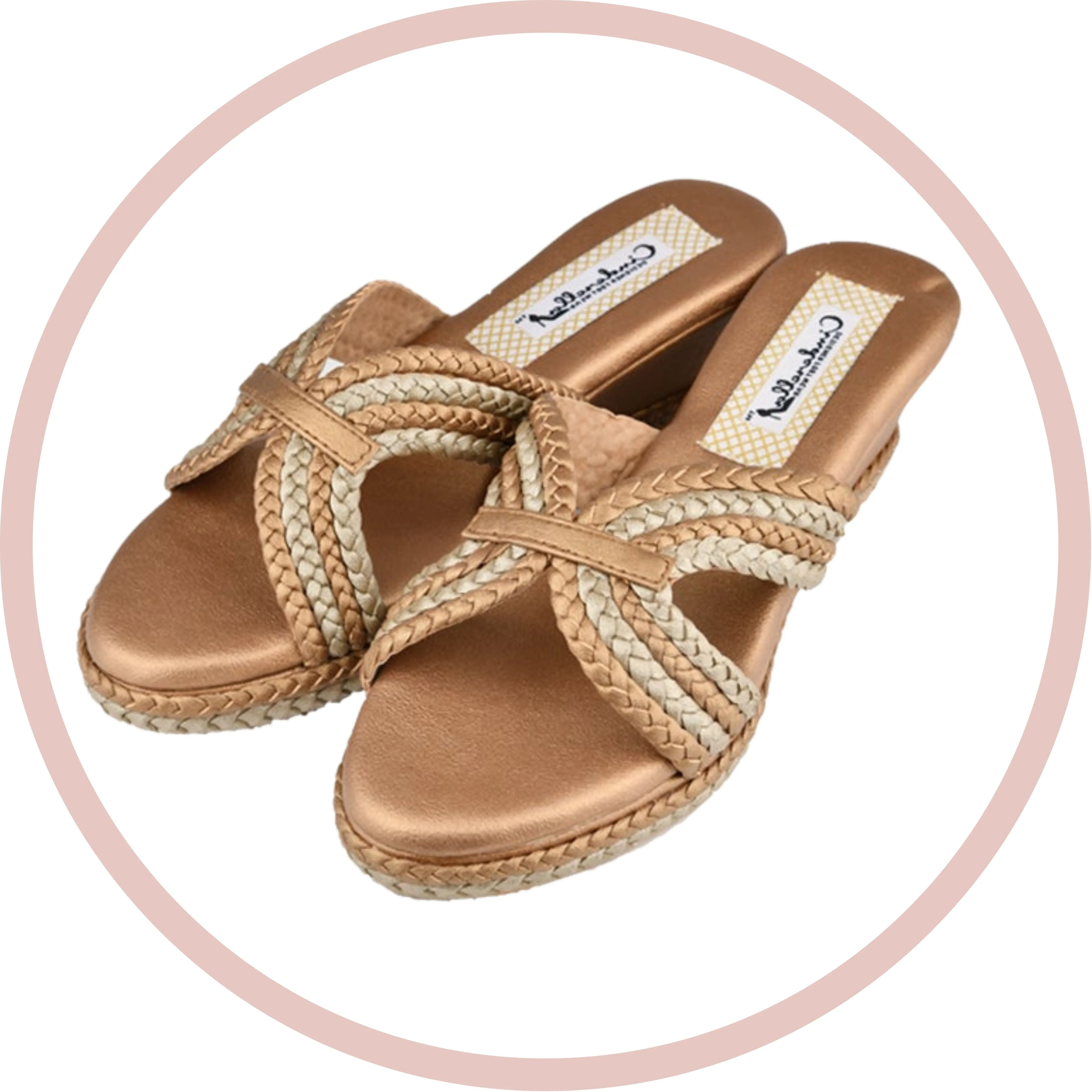 CAMEL BRAID 2'' WEDGES