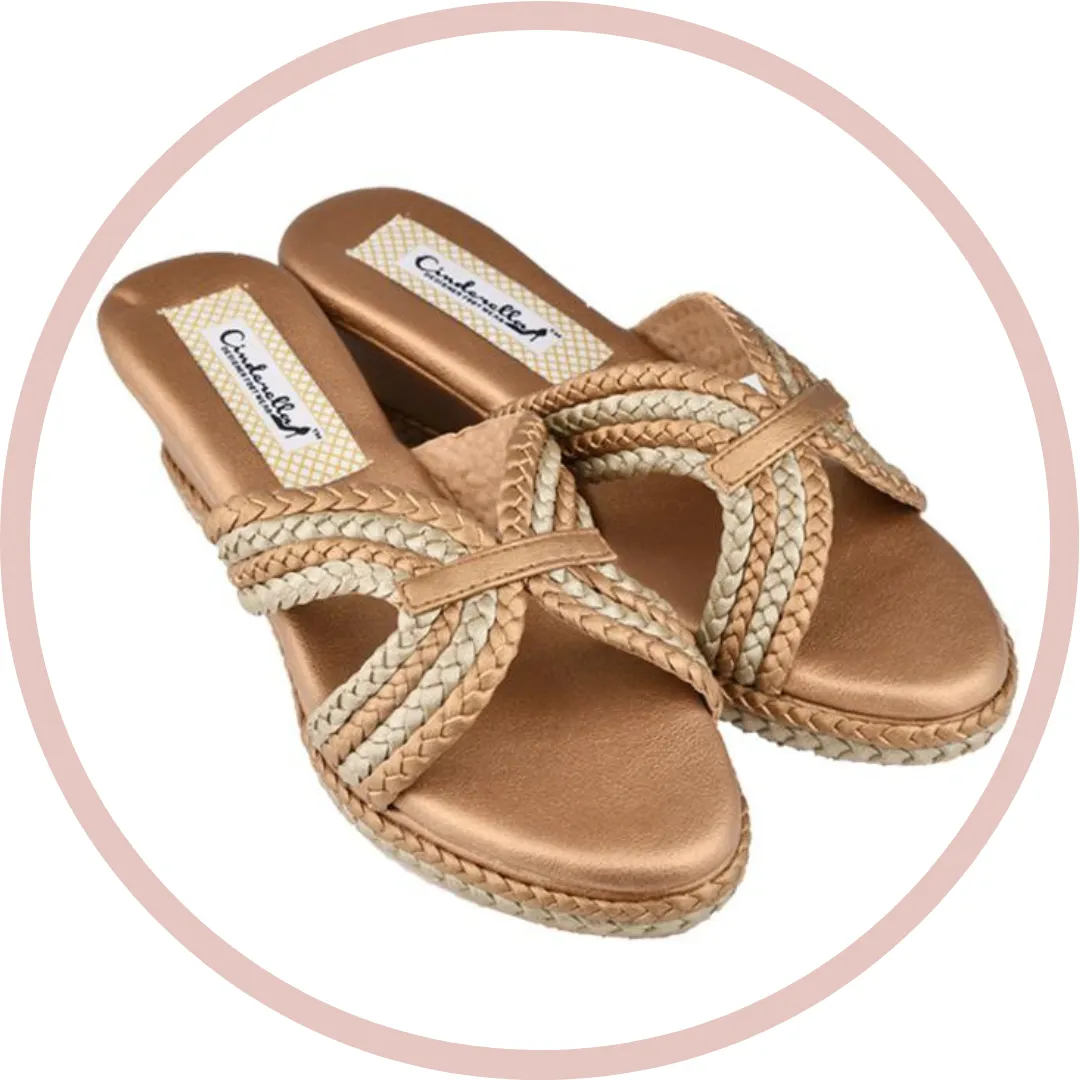 CAMEL BRAID 2'' WEDGES