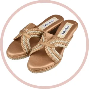 CAMEL BRAID 2'' WEDGES