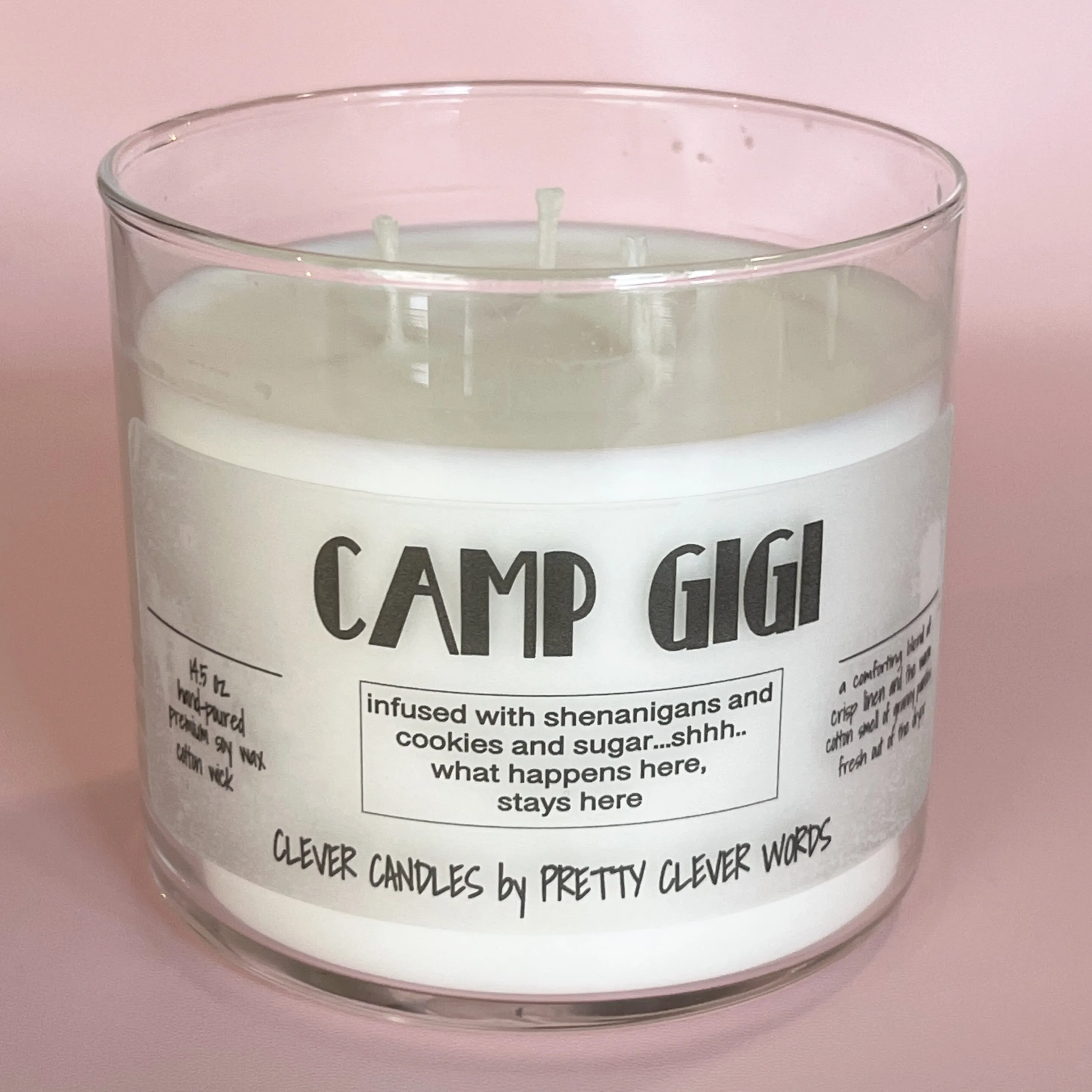 Camp Gigi - warm cotton candle