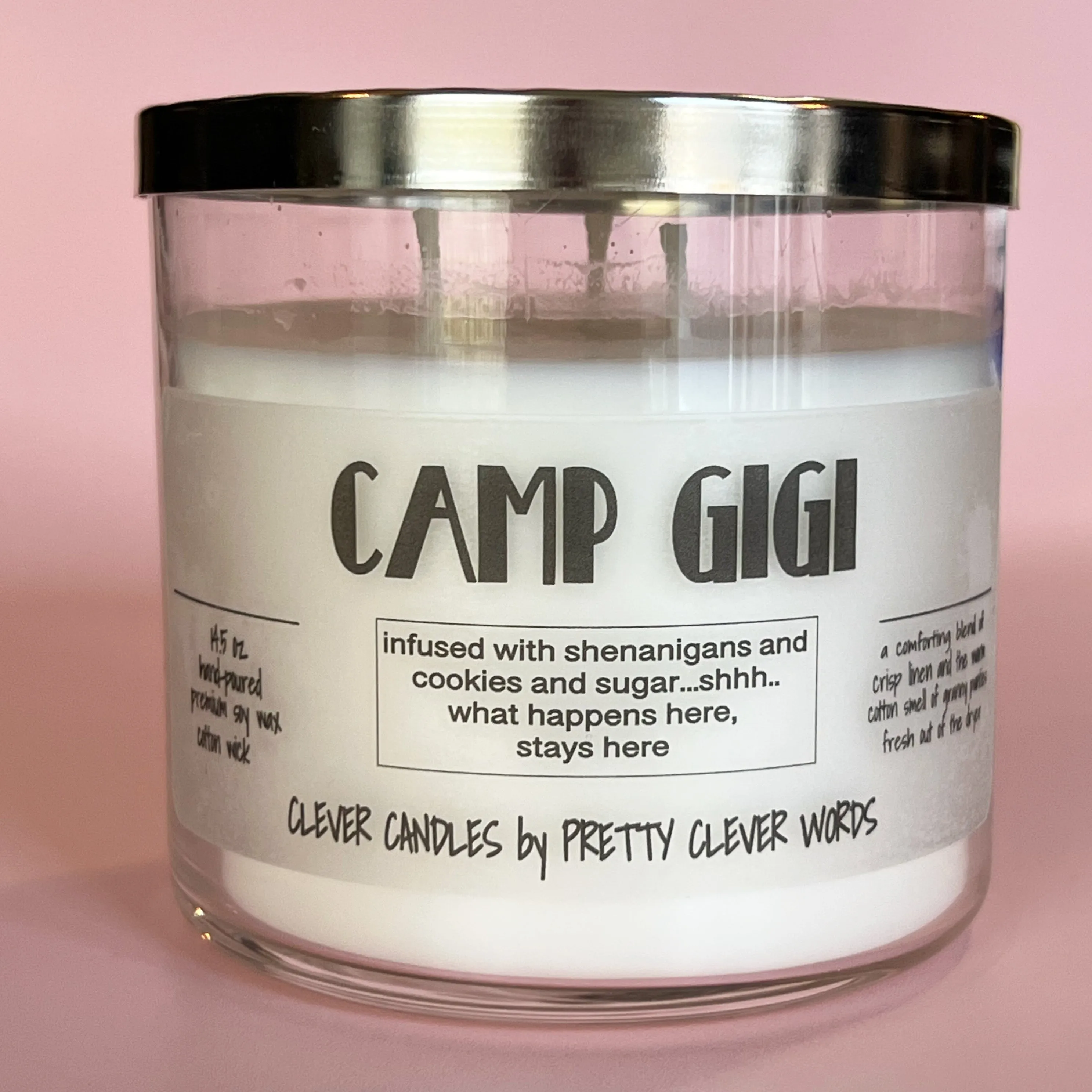 Camp Gigi - warm cotton candle