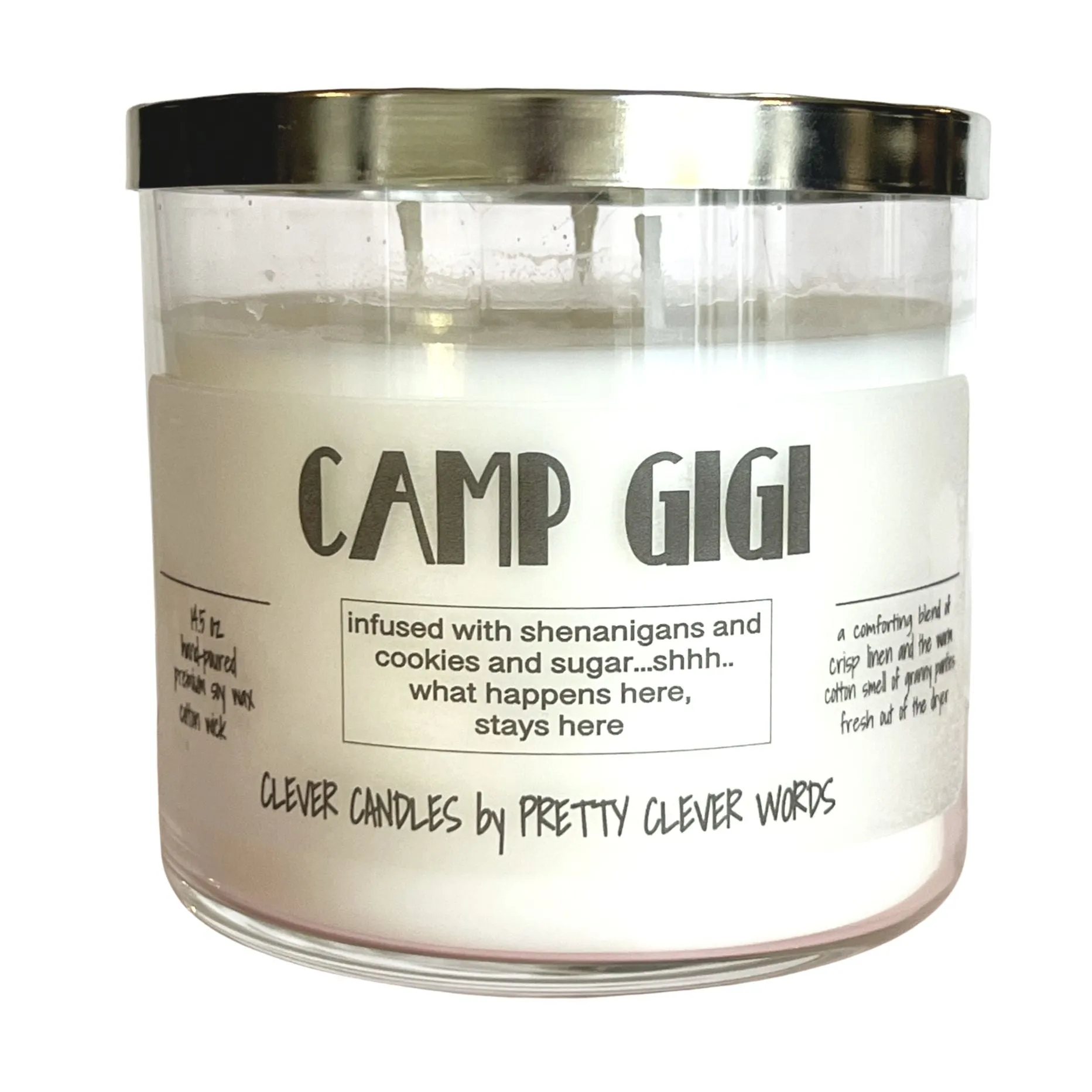 Camp Gigi - warm cotton candle