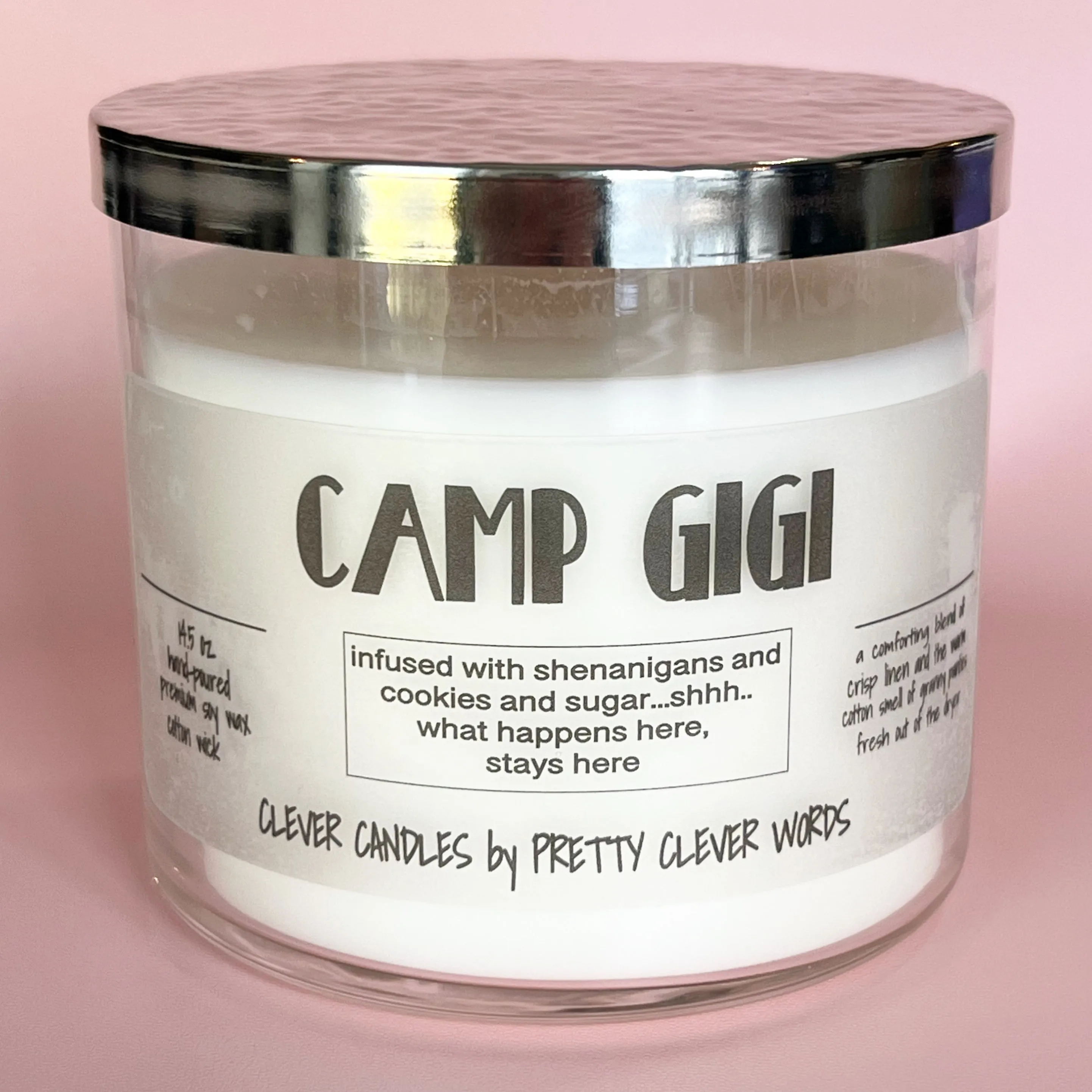 Camp Gigi - warm cotton candle