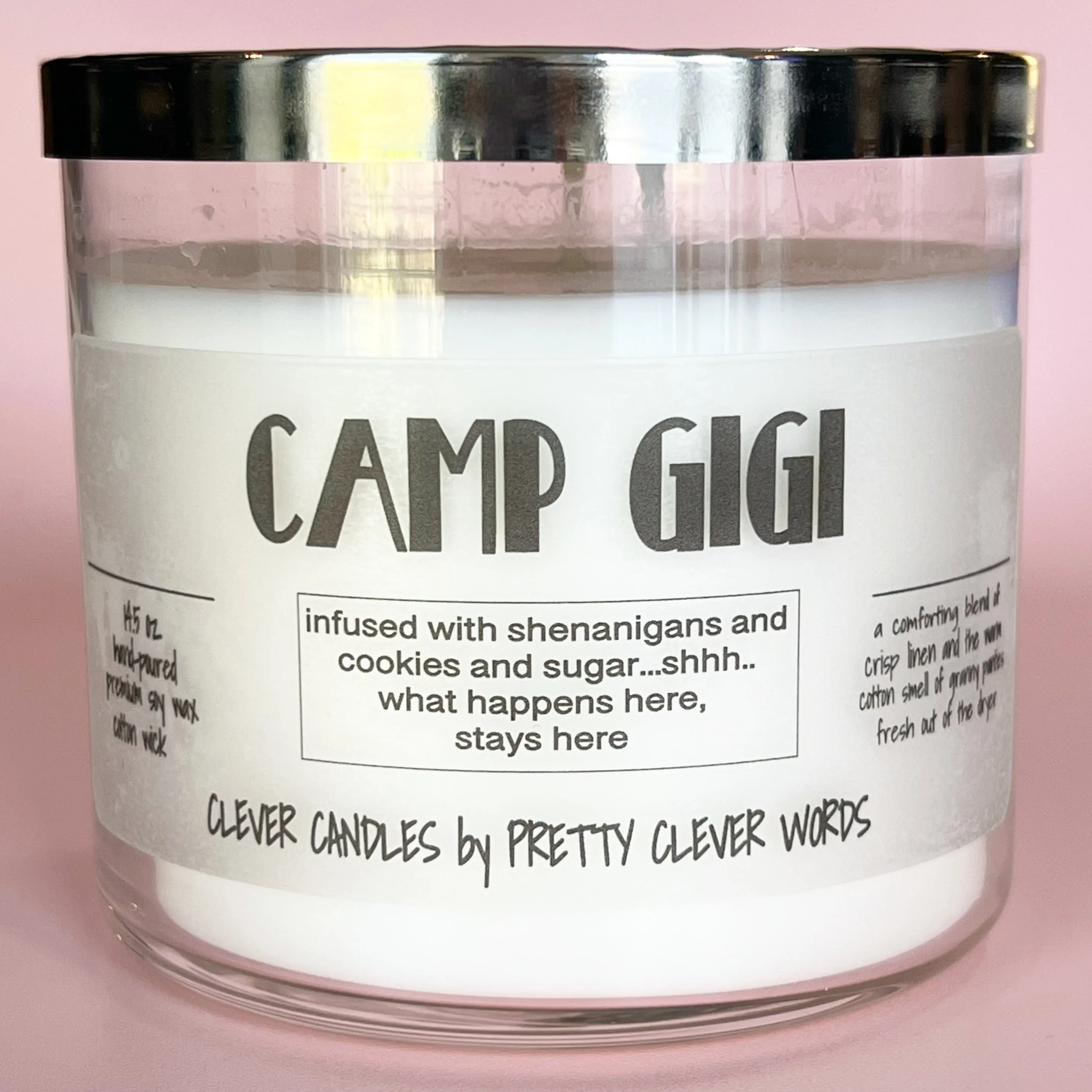 Camp Gigi - warm cotton candle