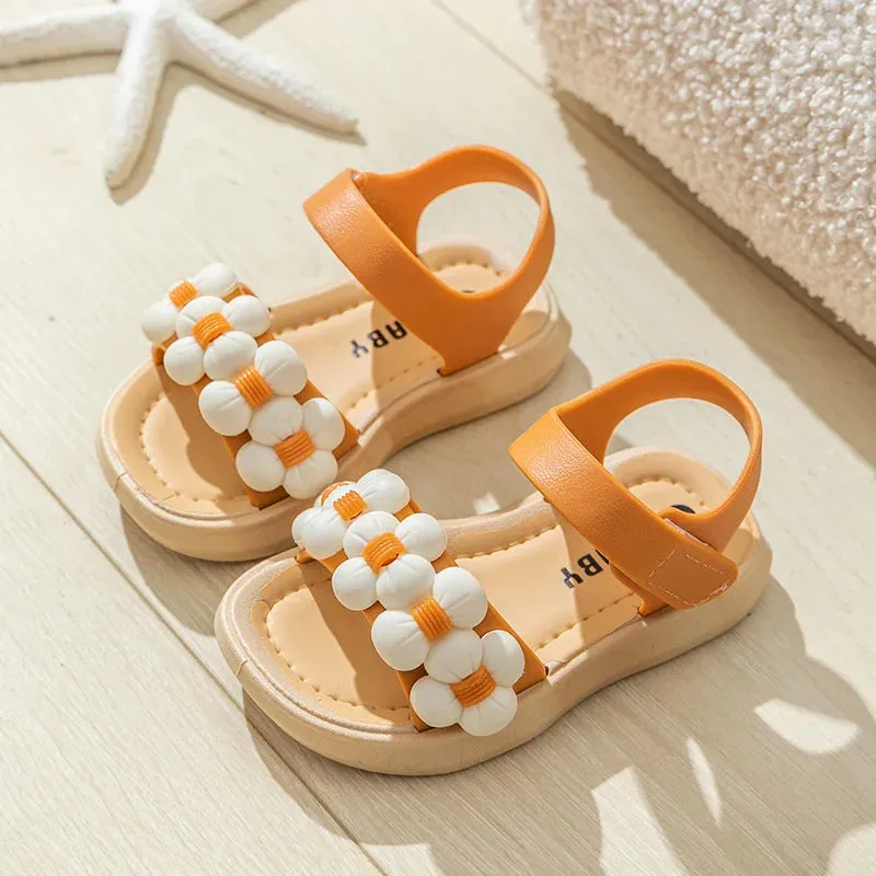 Children's Slippers Summer Girls and Boys Bathroom Home Anti slip Beach Shoes Soft Soled Baby Sandals