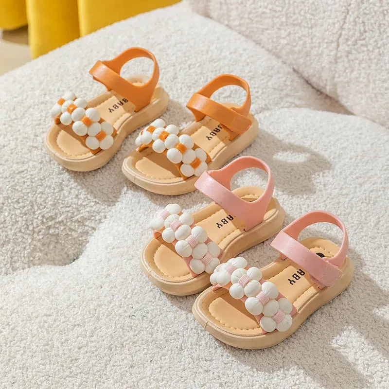 Children's Slippers Summer Girls and Boys Bathroom Home Anti slip Beach Shoes Soft Soled Baby Sandals