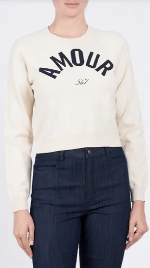 Cinq a Sept Amout Sweater - Cream