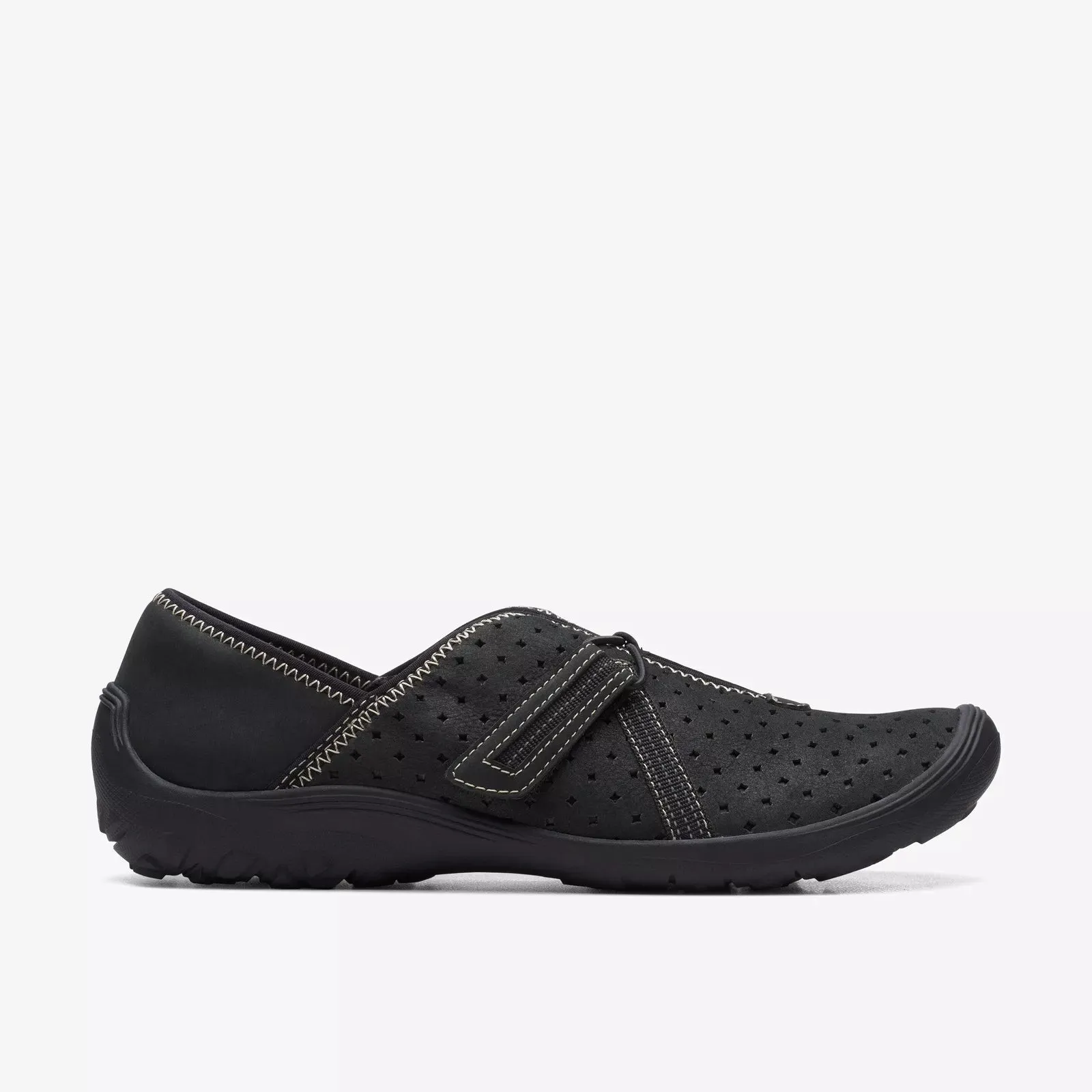 Clarks Women's Fiana Braley Black Leather 26171202