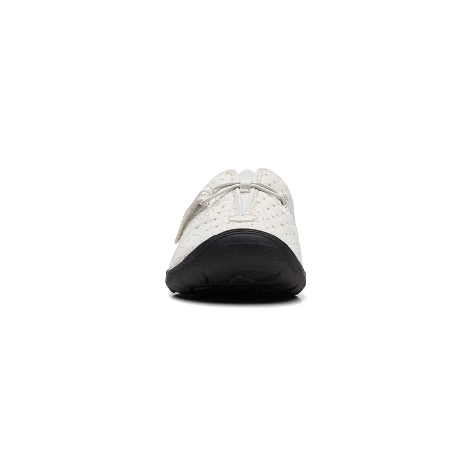 Clarks Women's Fiana Braley White Leather