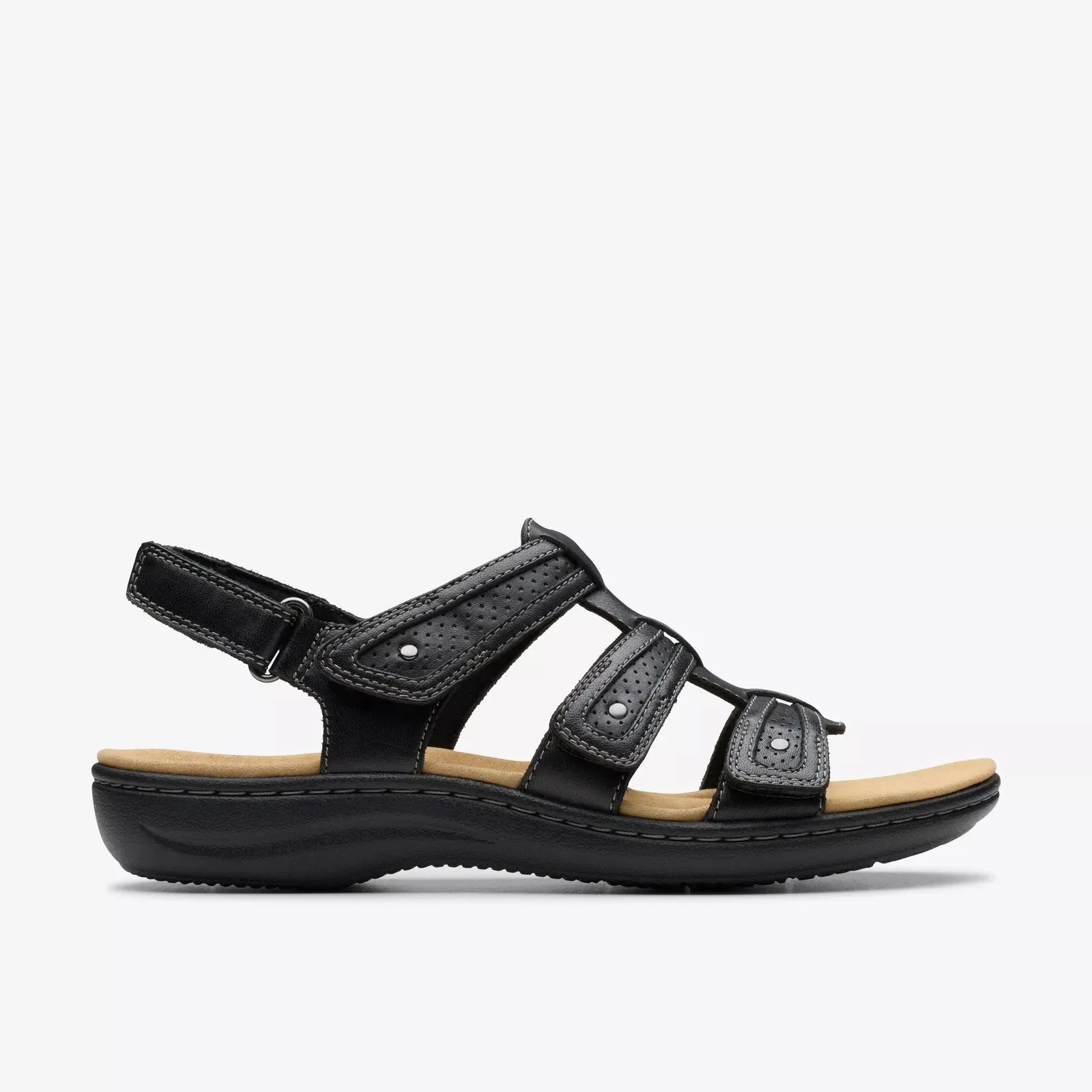 Clarks Women's Laurieann Ivy Black Leather 26181698