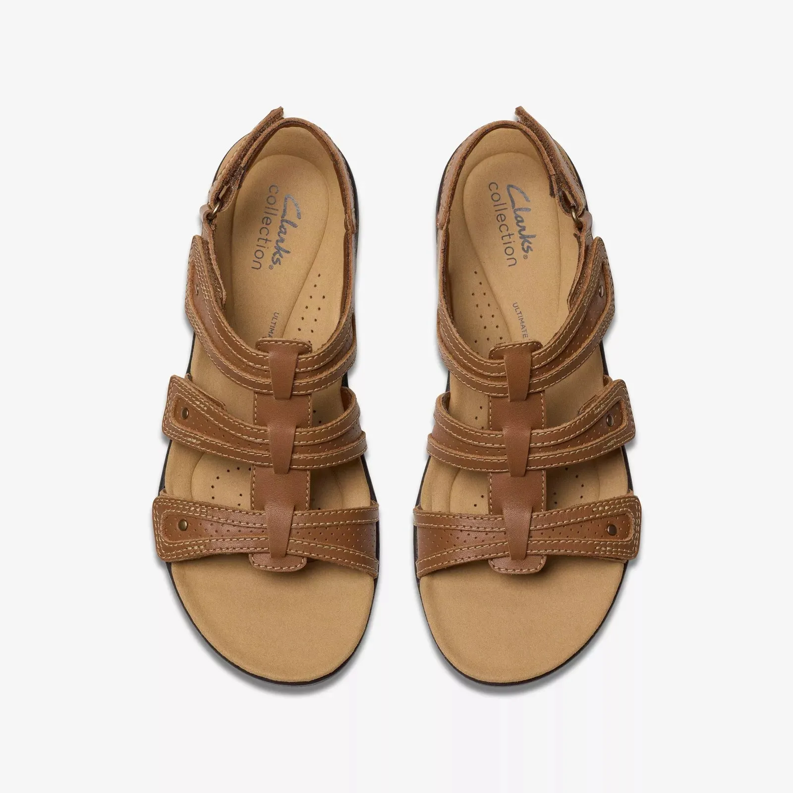 Clarks Women's Laurieann Ivy Tan Leather 26181700