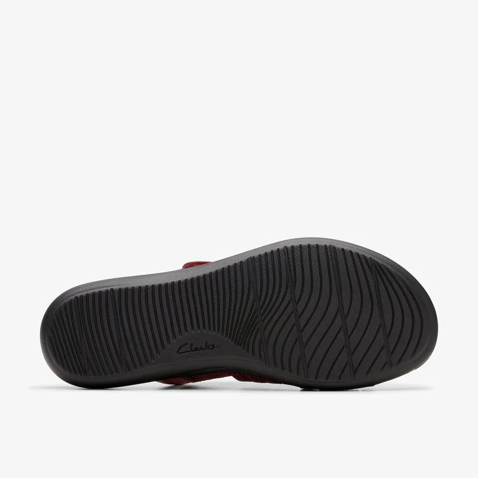 Clarks Women's Laurieann Ruby Red Leather