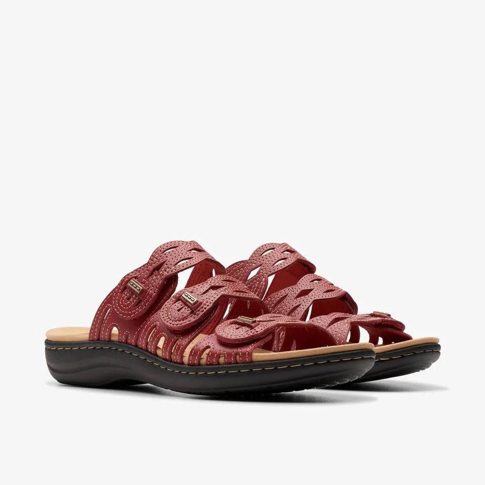 Clarks Women's Laurieann Ruby Red Leather