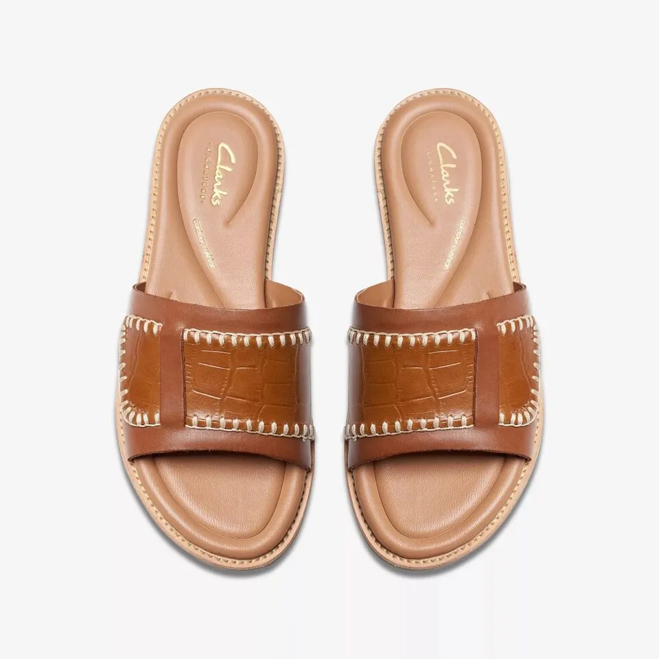 Clarks Women's Maritime Mule Tan Interest 26176402