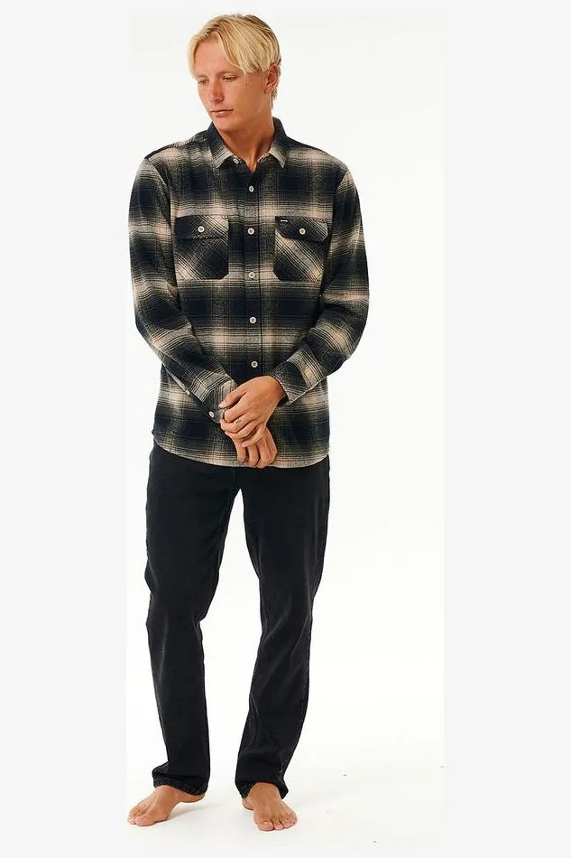 COUNT FLANNEL SHIRT - TAUPE