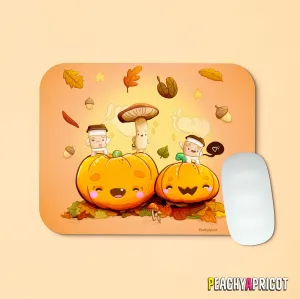 Cozy Fall Kawaii Mousepad