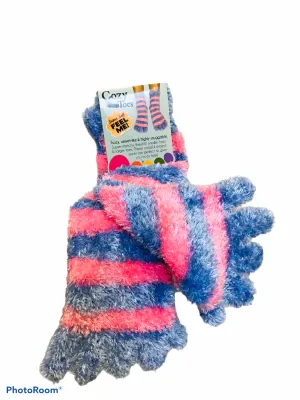 Cozy, Velvet Like & Highly Snuggable!! Cozy Toes Fuzzy Socks! Super stretchy fits all sizes!