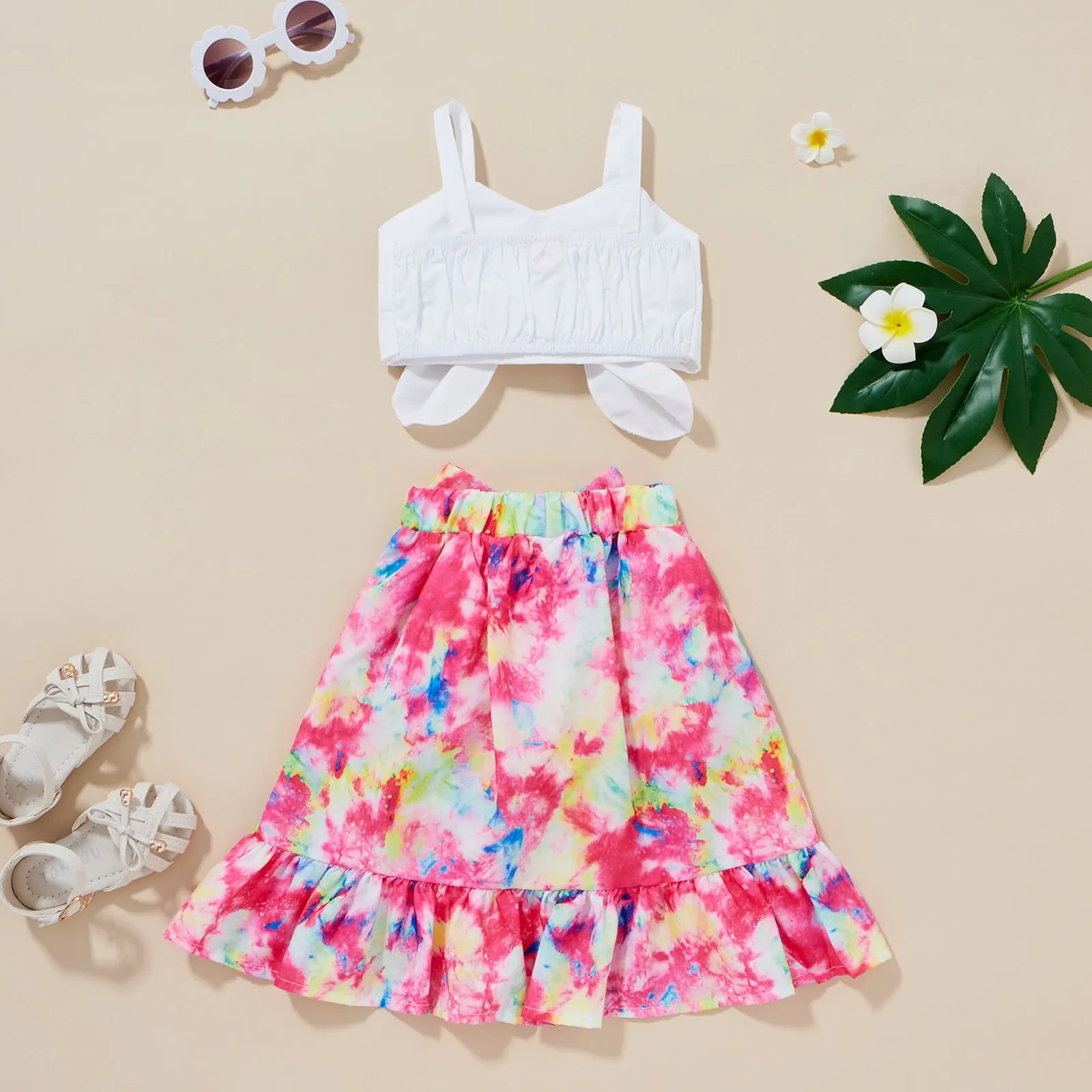 Deborah Flower Two Piece Outfit