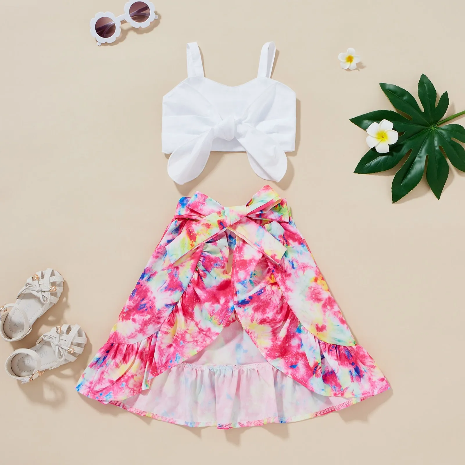 Deborah Flower Two Piece Outfit