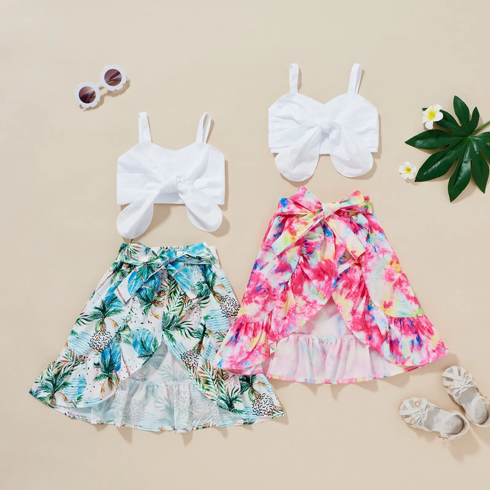 Deborah Flower Two Piece Outfit